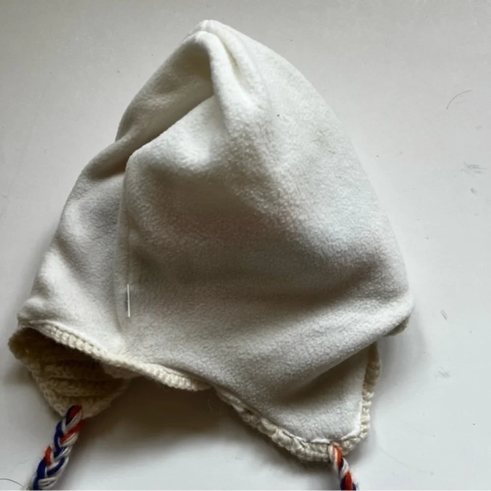 COLORADO Beanie Winter Hat Ski Cap Pom Wool One Size Made in Nepal Cream Unisex‎